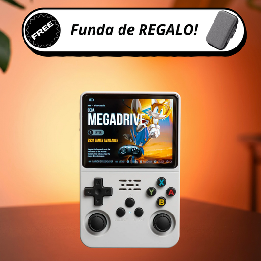 Consola Retro Portátil 128GB +20.000 Juegos + Funda Gratis